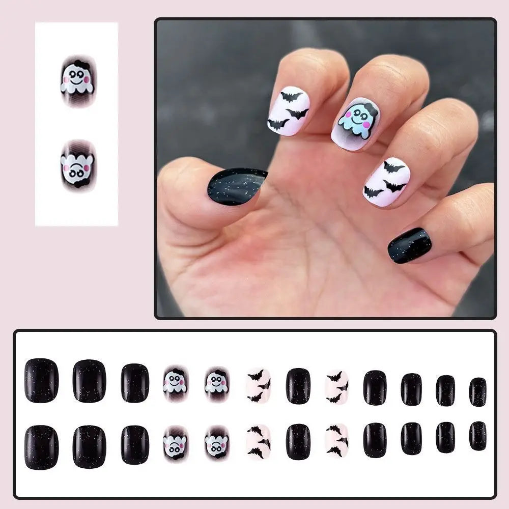 Spooky Vibes Halloween Press-On Nails