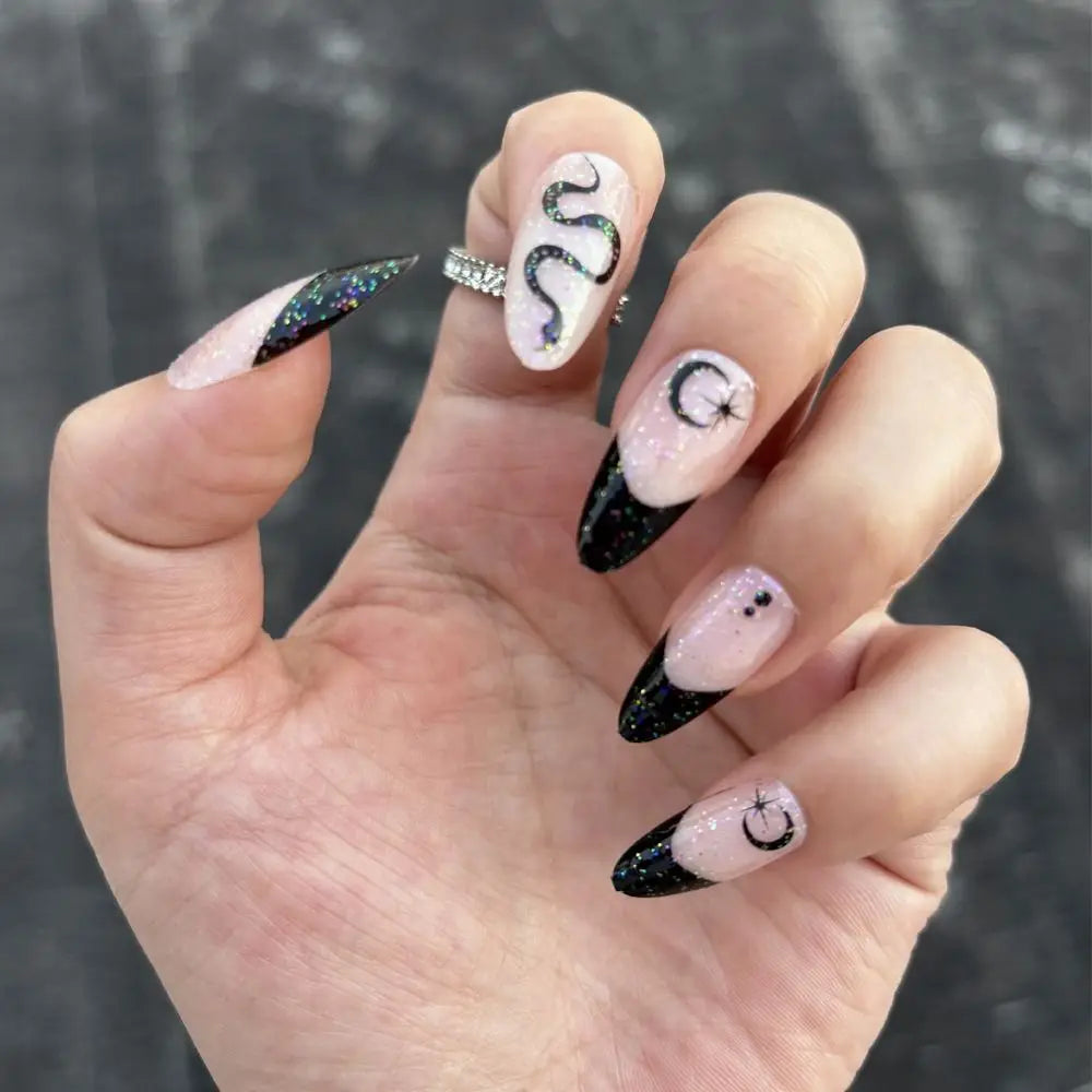 Spooky Vibes Halloween Press-On Nails