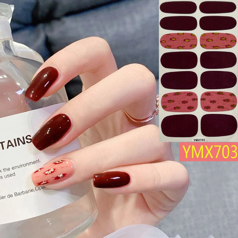 Autumn Prowl Gel Nail Stickers