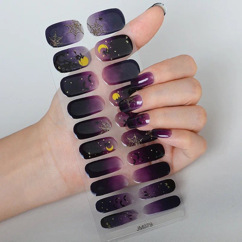 Spooky Charm Halloween Gel Nail Stickers