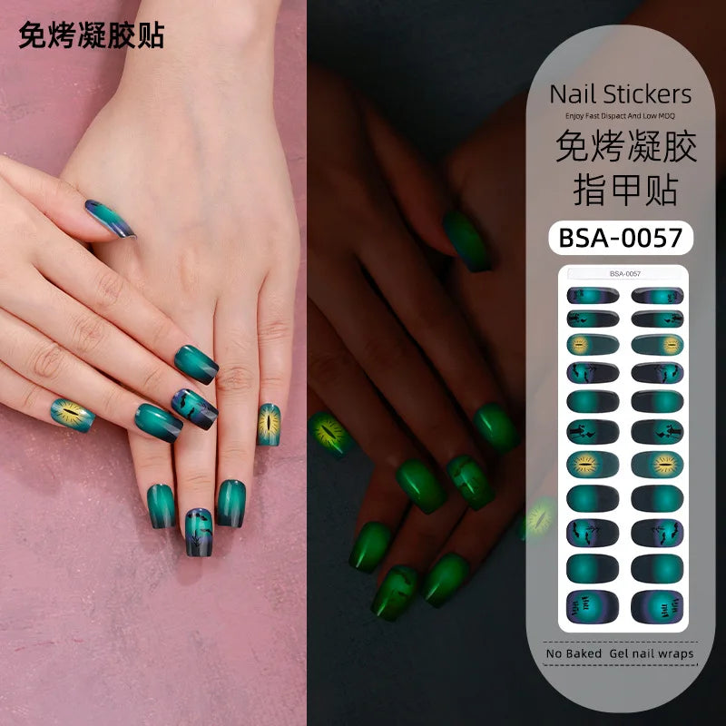 LumiSpook Halloween Gel Nail Stickers