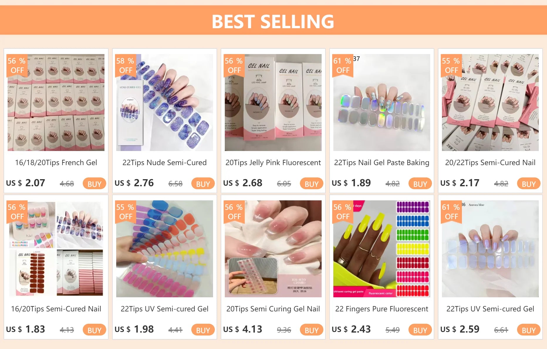 Hexed Charm Halloween Gel Nail Stickers