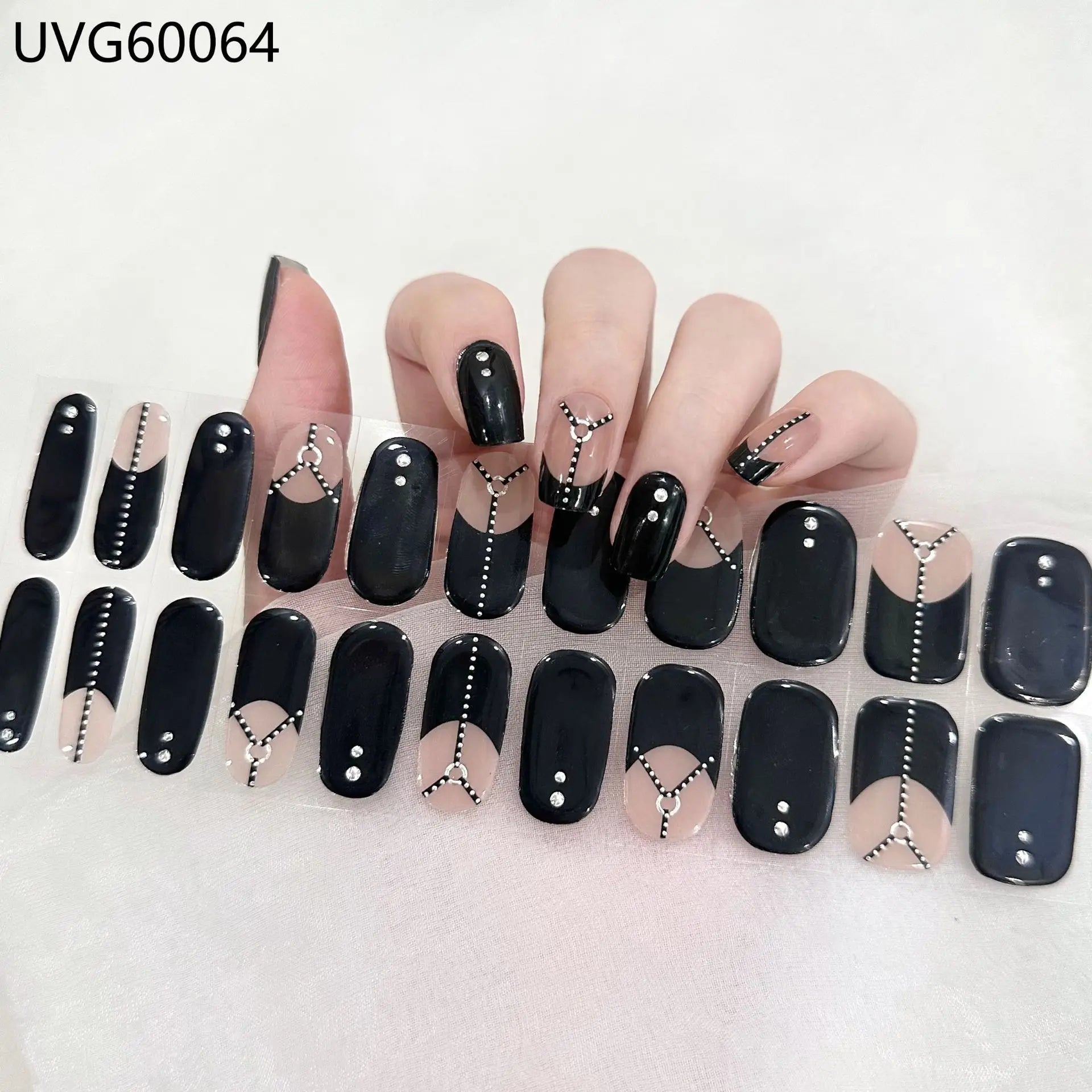 Glow Haunt Halloween Gel Nail Stickers