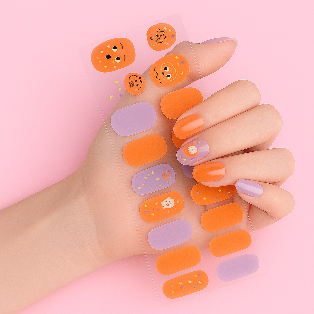 Hexed Charm Halloween Gel Nail Stickers