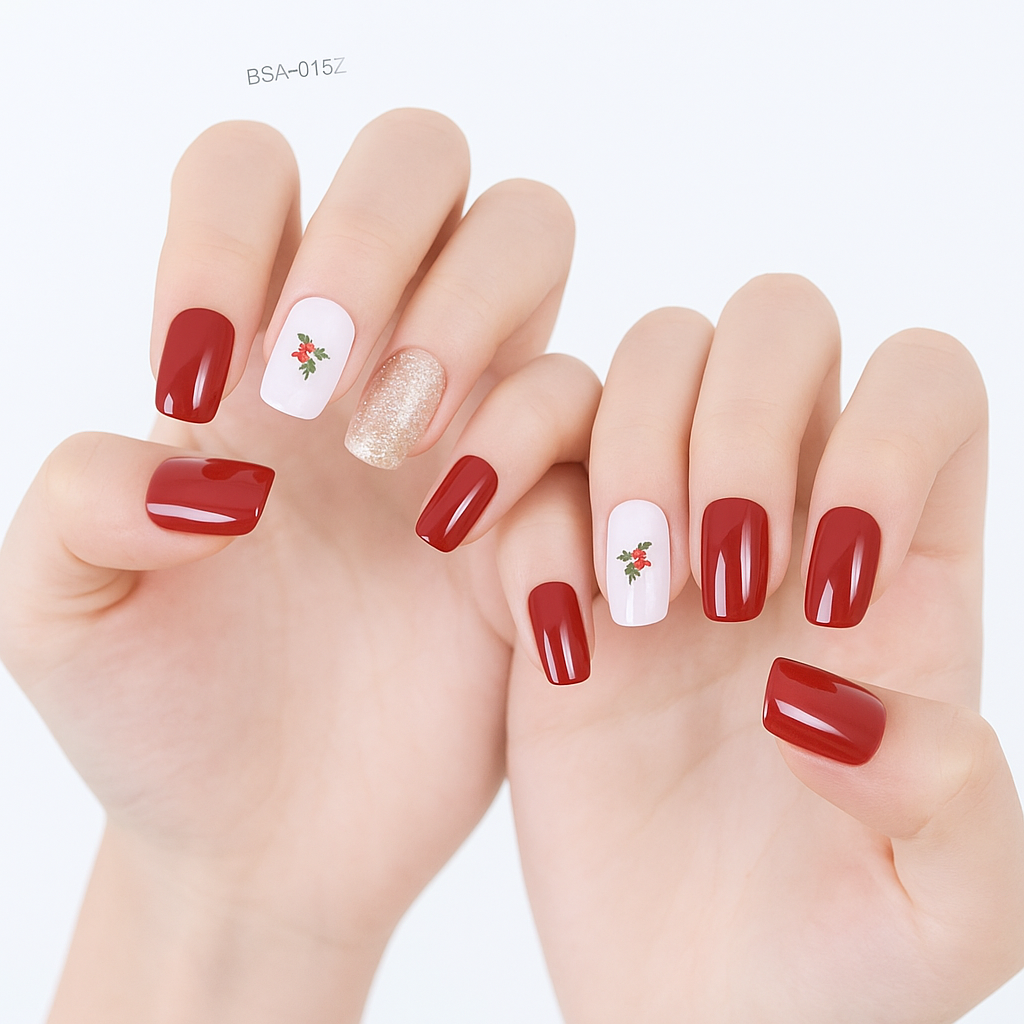 Santa Sparkle Gel Art