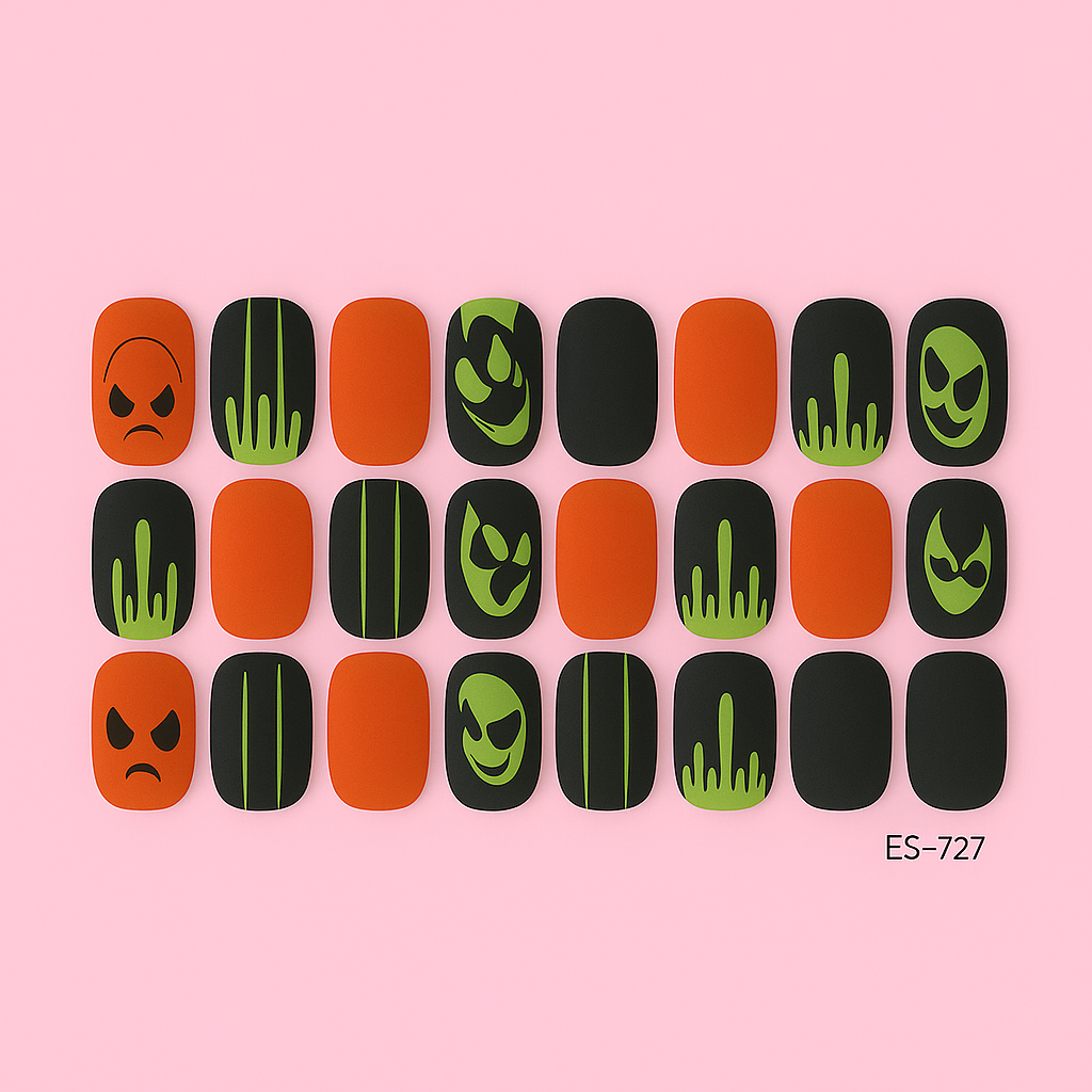 Haunted Glow Nails
