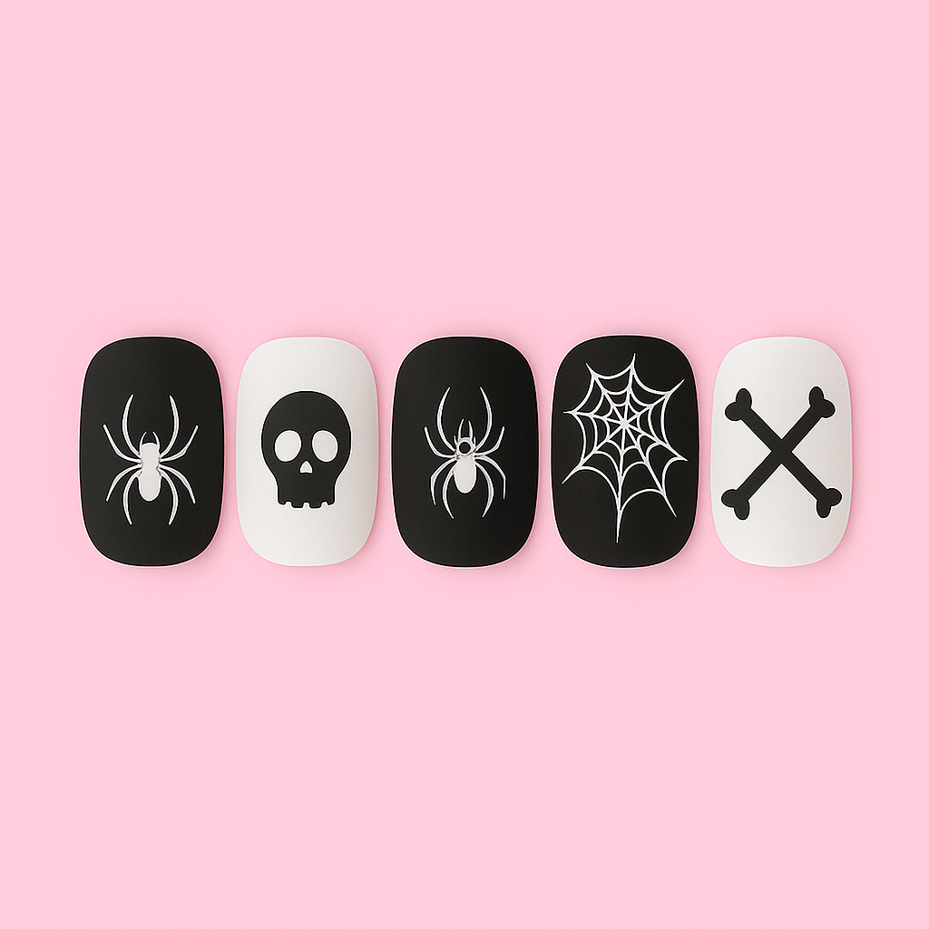 Haunted Glow Nails