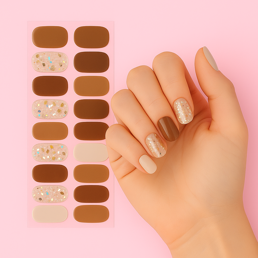 BloomFlash™ Semi-Cured Gel Nail Stickers