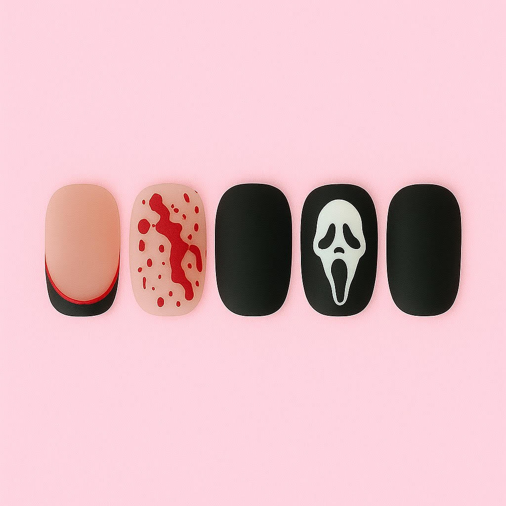 Haunted Glow Nails